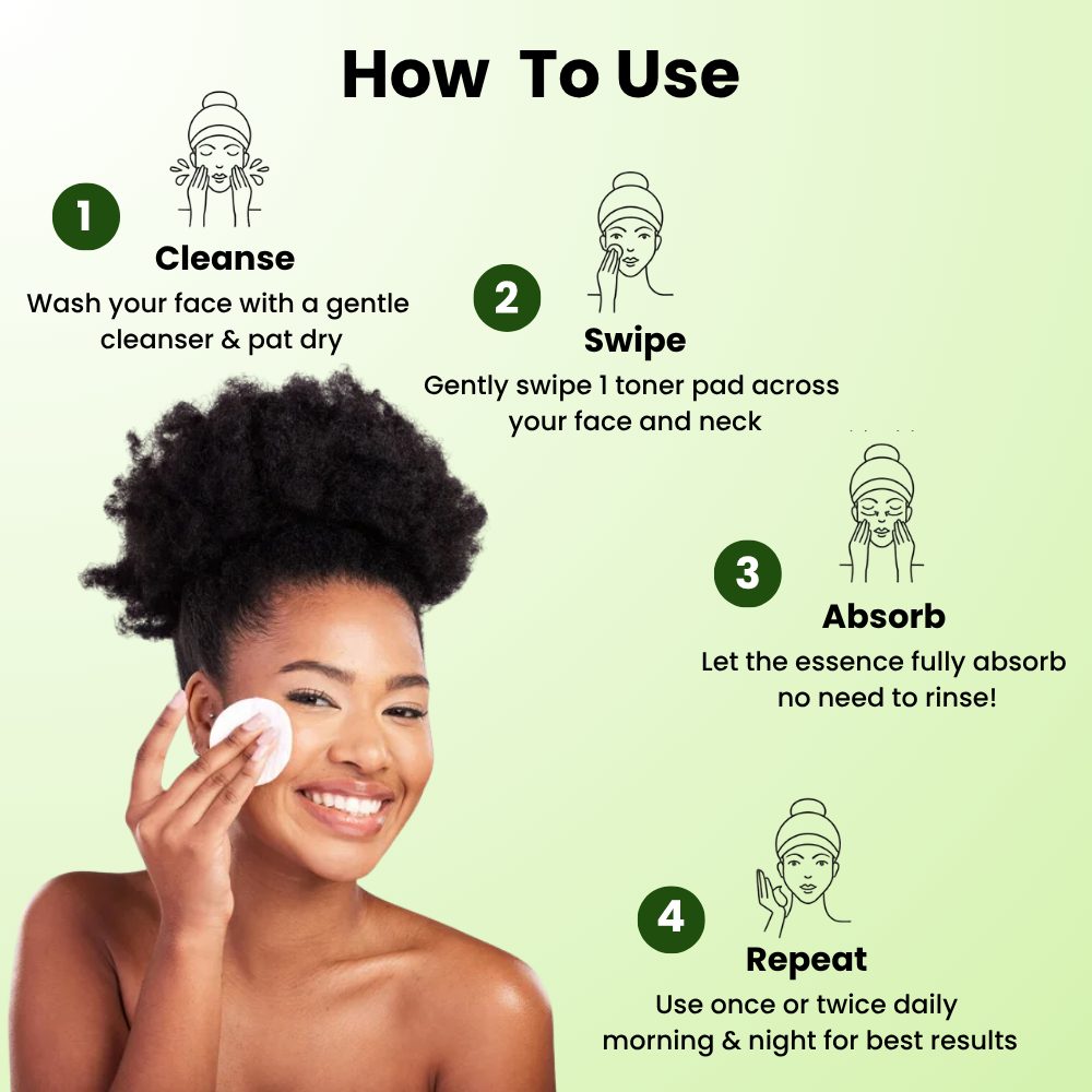 Los Pads Tonificantes Coreanos – Desvanece Manchas Oscuras y Arrugas Rápidamente