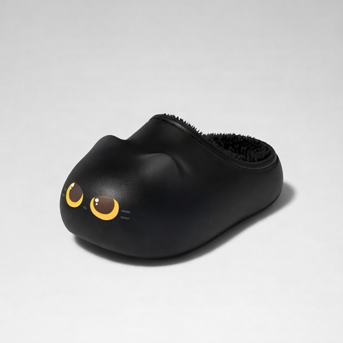 PawlyPrints - Cat Paw Print Fluffy Slippers