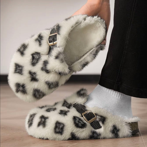 Monogram Fuzzy Clogs